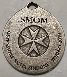 Medaglia SMOM ostensione Sindone 2010