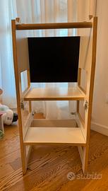 Torre montessoriana pieghevole in legno