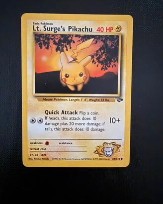 Pokemon Lt. Surge's Pikachu Gym Challenge 84/132