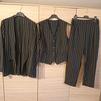 Set 3 pezzi vestito tailleur da donna