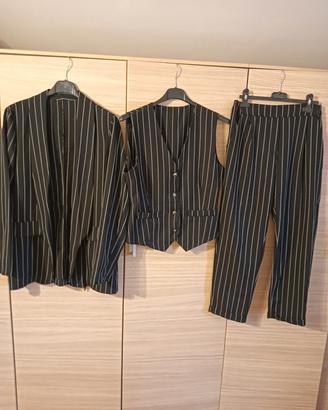 Set 3 pezzi vestito tailleur da donna