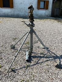 Getto per irrigazione Ø80 con supporto a 4 gambe