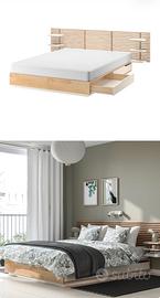 Letto matrimoniale ikea Mandal