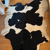 Pelle di mucca naturale - tappeto 180x205 cm