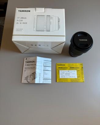 Tamron 17-28 F/2.8 Sony E mount