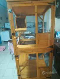 Cuccia per gatti da esterno in legno 