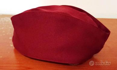 Cappello bustina unisex Panarea cameriere bar albe