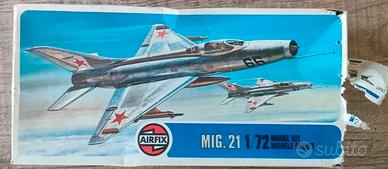 Airfix model kit plastic airplane 1/72 scale "MIG.