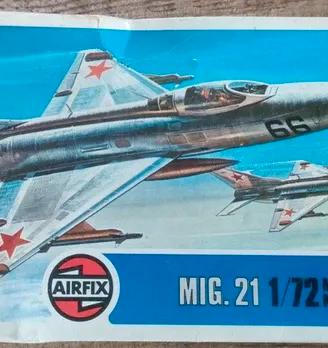 Airfix model kit plastic airplane 1/72 scale "MIG.