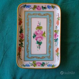 Piattino porcellana Limoges complemento d'arredo