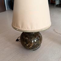 Vaso in marmo cinese predisposto a lampada