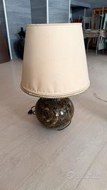 Vaso in marmo cinese predisposto a lampada