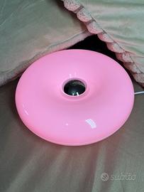 Lampada Stile IKEA Varmblixt Donut Ciambella Rosa