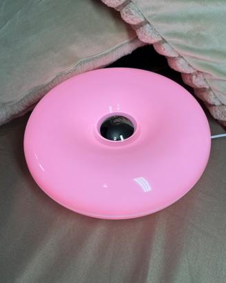 Lampada Stile IKEA Varmblixt Donut Ciambella Rosa
