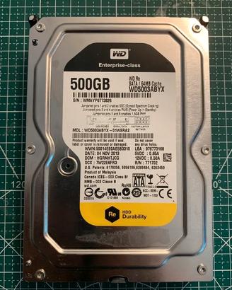 Hard disk 500GB WD WD5003ABYX Enterprise
