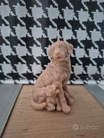 candela cane e cucciolo