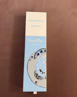 AP x Swatch royal pop blaue acht