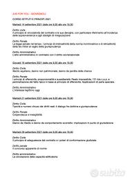 Sbobinature personali corsi Giovagnoli