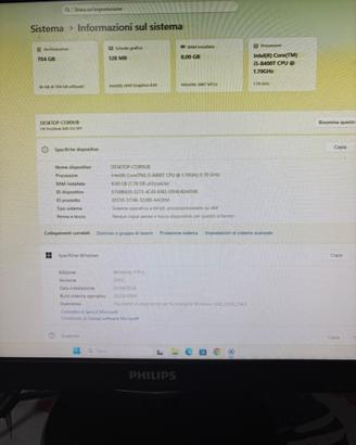 Hp ProDesk 600 G4 SFF, intel i5 8400, 8gb RAM, SSD