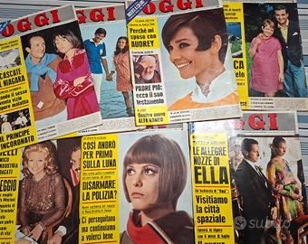 7 riviste Oggi anno 1969