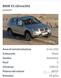 BMW X3 completamente in ordine 