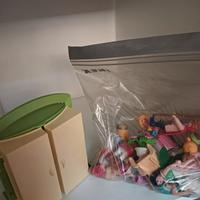 playmobil micro house e personaggi sfusi