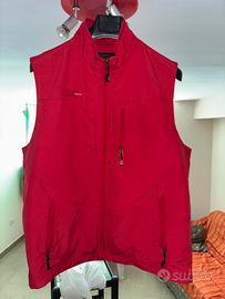 Gilet rosso taglia XL modello croce rossa