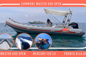 Gommone MASTER 640 Open + MERCURY 150 CV