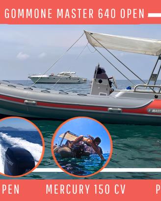 Gommone MASTER 640 Open + MERCURY 150 CV