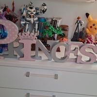 arredo scritta principessa