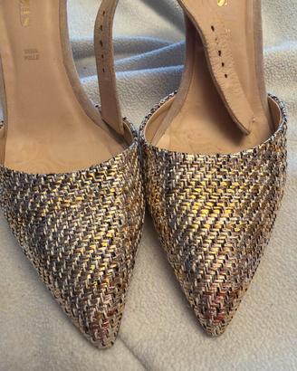 Décolleté Carmens in Vera Pelle