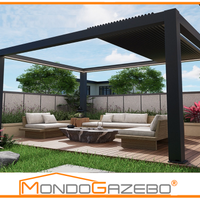 pergola bioclimatica motore led rgb retrattile pro