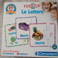 Gioco Clementon italiano-inglese lettere 3-5 anni 