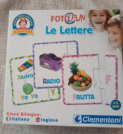 Gioco Clementon italiano-inglese lettere 3-5 anni 
