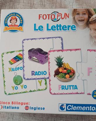 Gioco Clementon italiano-inglese lettere 3-5 anni 