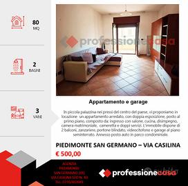 Appartamento con 2 camere, arredato+ garage