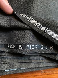 Scampolo di tessuto lana e seta 155x160