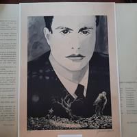 Opera grafica. serigrafia. Salvo D' aquisto