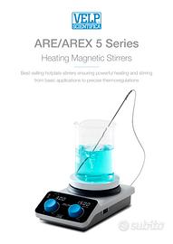 Agitatore magnetico riscaldato mod. arex 5 dig