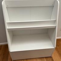 Bergig libreria Ikea bianca a scomparti cassetto