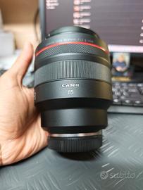 85 mm Canon RF 1.2 ancora in garanzia 