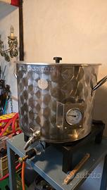 Pentola inox Polsinelli 50 litri per Homebrewing