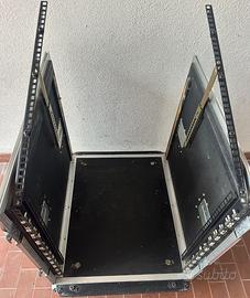 Flightcase Proel 12U rack 19" con portamixer