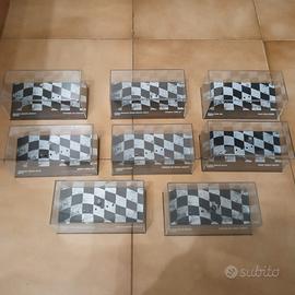 1/43 Lotto di 8 teche Le leggende dei rally
