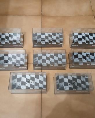 1/43 Lotto di 8 teche Le leggende dei rally