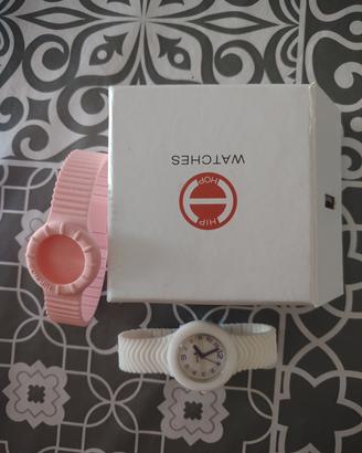 orologio HIP HOP WATCHES + cover rosa 