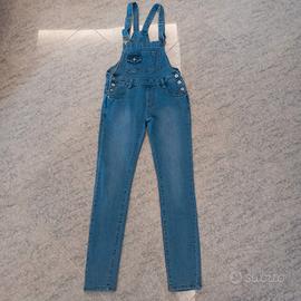 Salopette on sale jeans ragazza