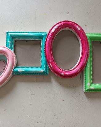 portafoto da parete 50x22 colorato per cameretta