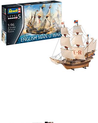 Revell English Man O'War NAVE realizzata scala 1/9