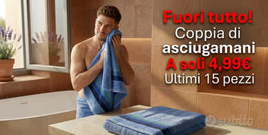 Asciugamano grande e piccolo